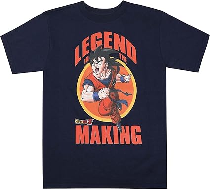 Amazon | ボーイズ ドラゴンボールZ 悟空シャツ ネイビーブルー